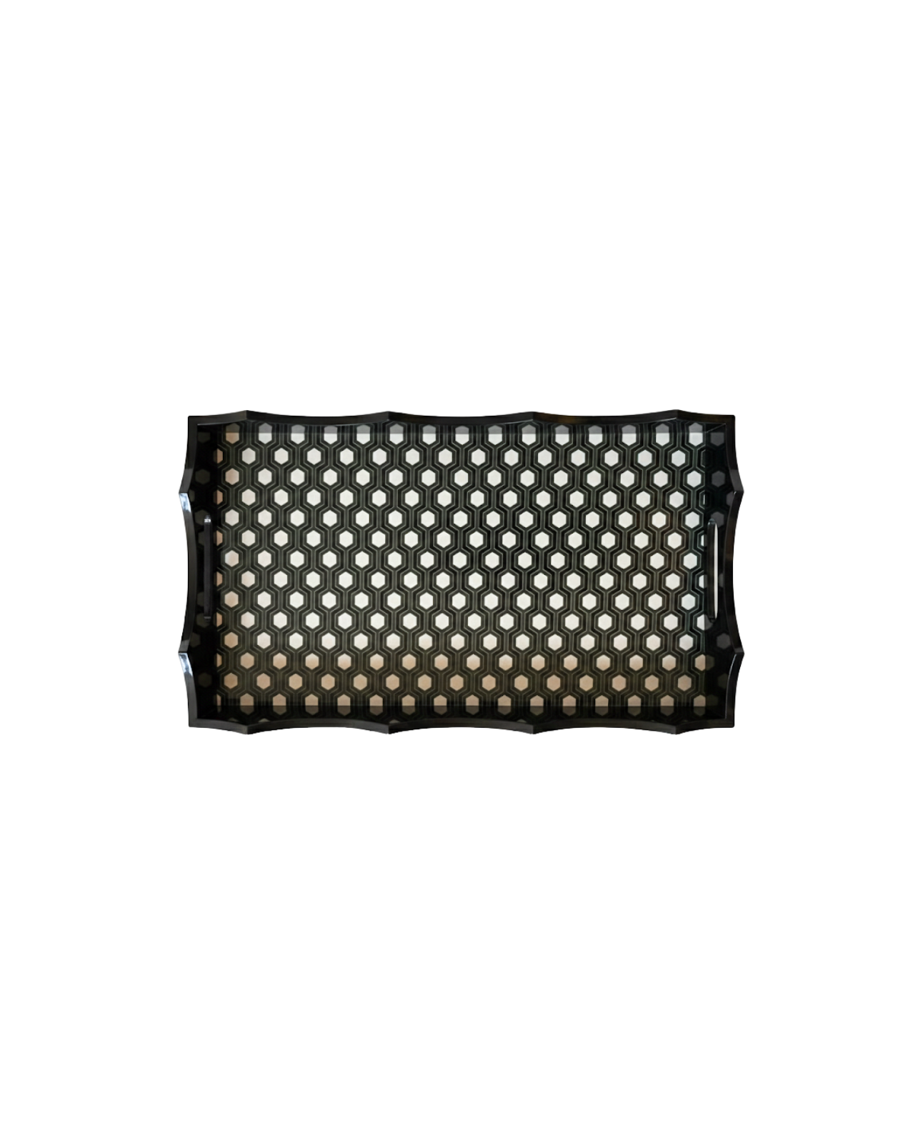 BANDEJA AURORA GRÁFICA (Verde y negro)