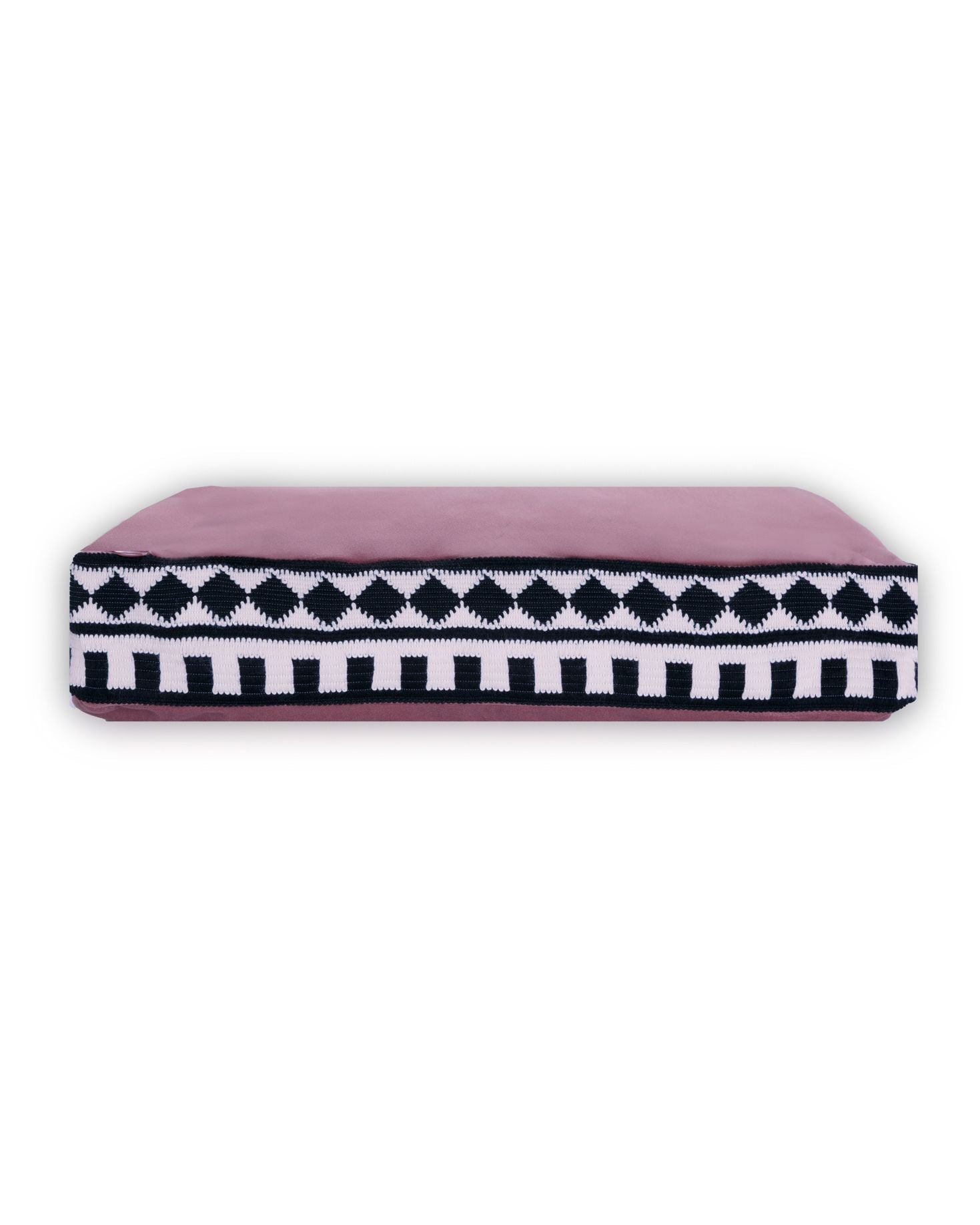 COJIN PEQUEÑO CON GRECA ANCHA (rosa)