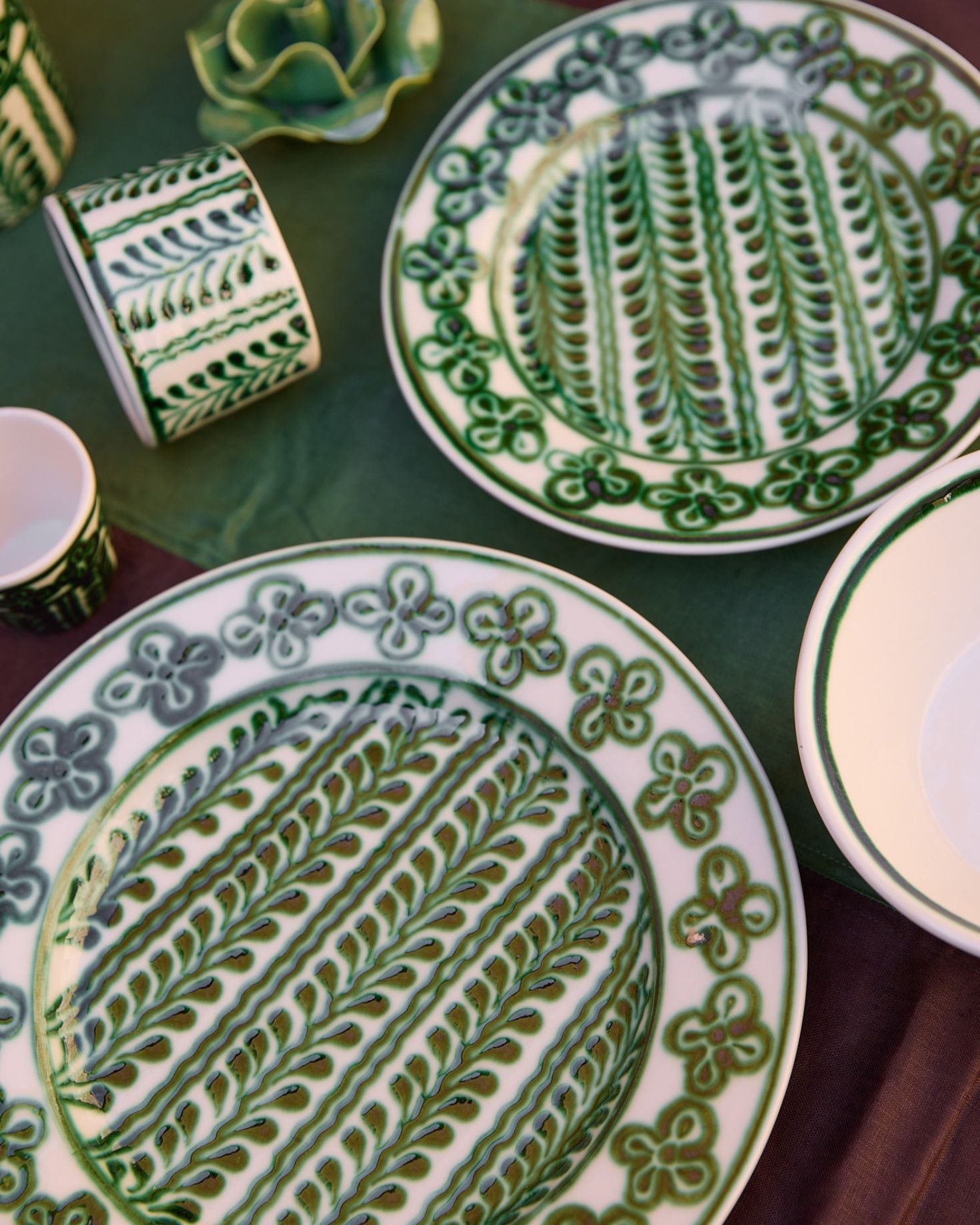CANDID DESSERT PLATE (green)