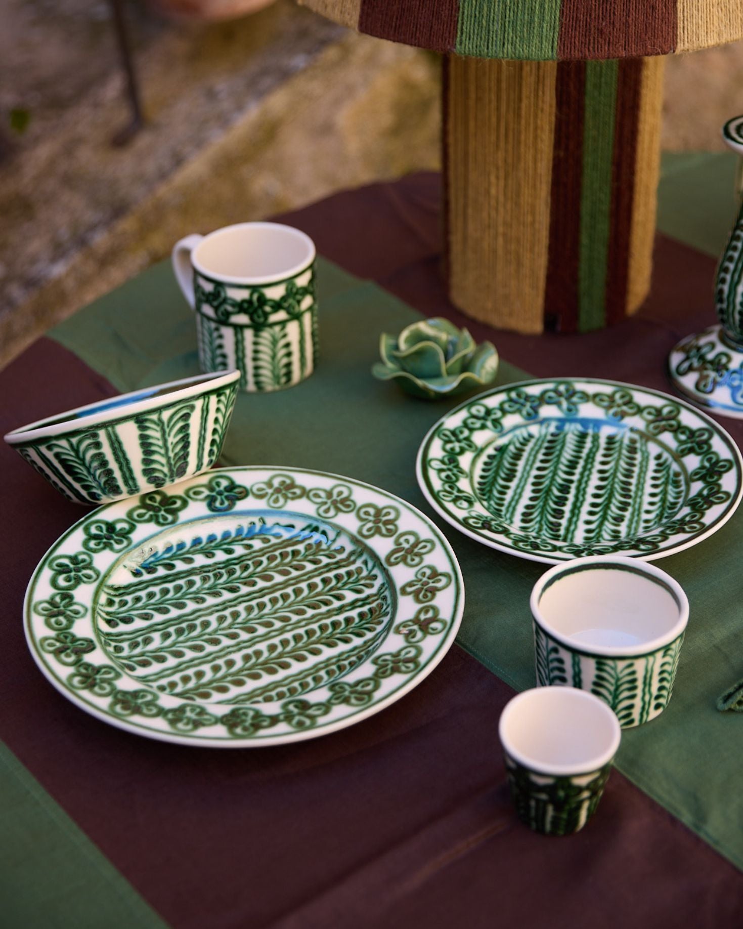 CANDID DESSERT PLATE (green)