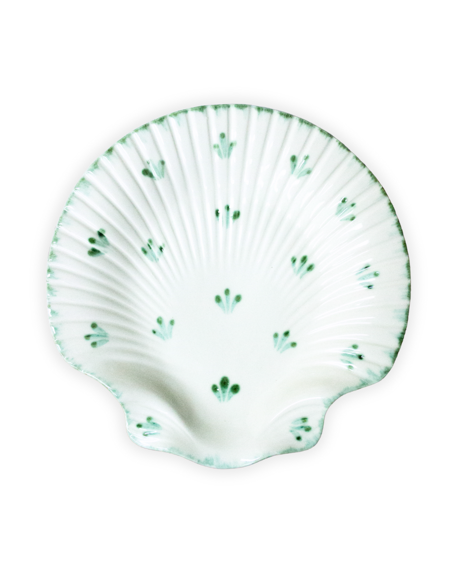 PLATO LLANO CONCHA (verde)