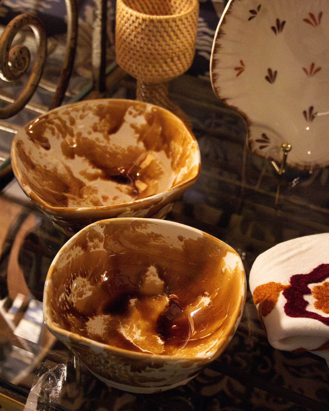 SET 2 POTTERYS PEQUEÑOS OCRE